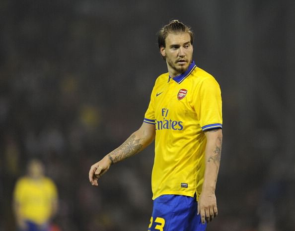 Nicklas Bendtner at The Hawthorns on September 25, 2013 in West Bromwich, England. (Getty Images)